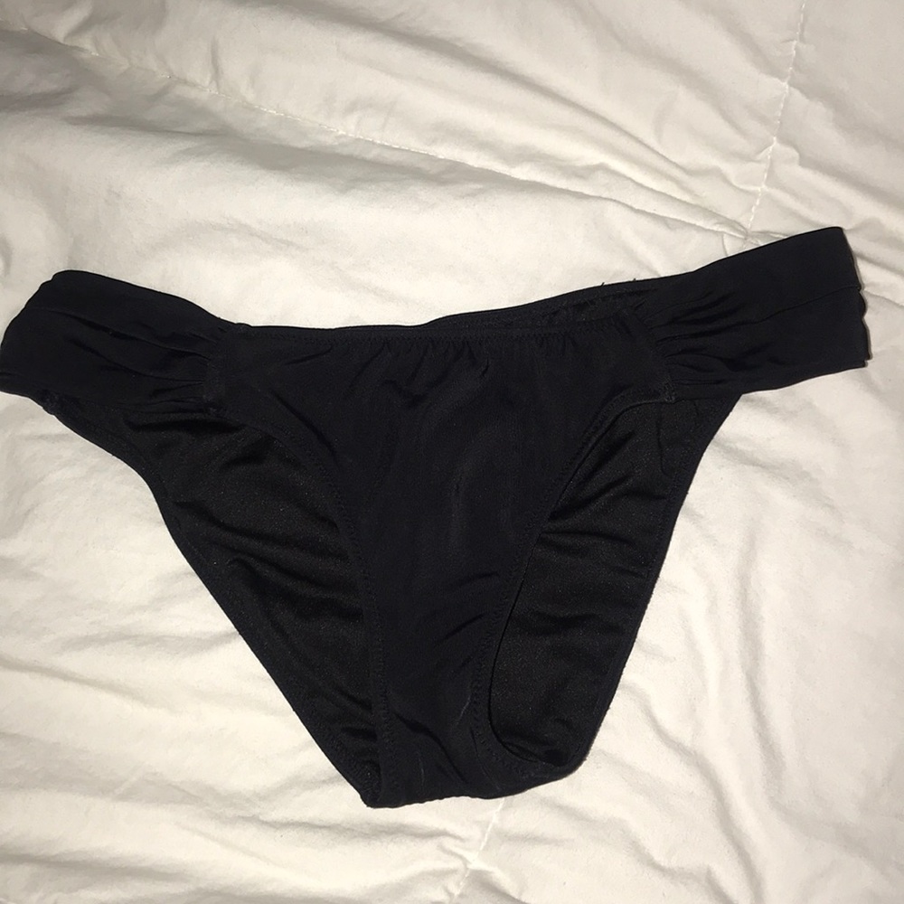 Black bathing suit bottoms